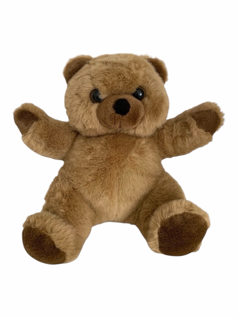 VTG Dex Teddy Bear Stuffed Animal Heartbeat Audio Pocket Crib Attachment Brown
